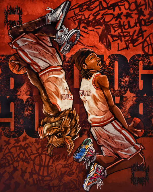 “ballhog” print/poster